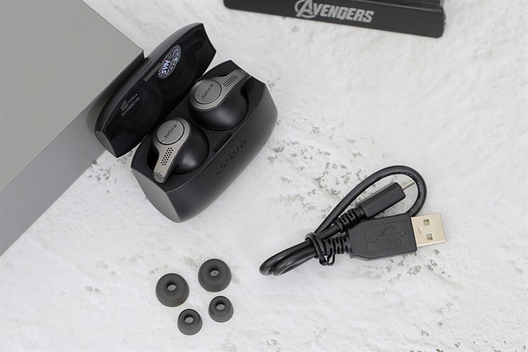 Tai nghe Bluetooth True Wireless Jabra Elite 65T Đen Titanium Màu Đen