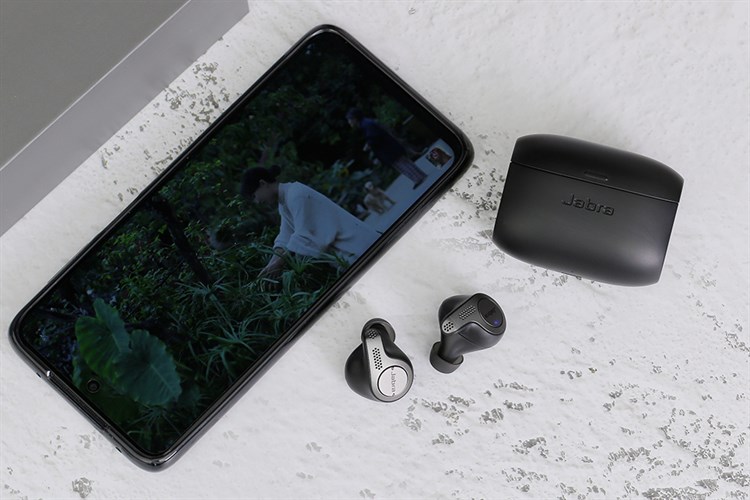 Tai nghe Bluetooth True Wireless Jabra Elite 65T Đen Titanium Màu Đen