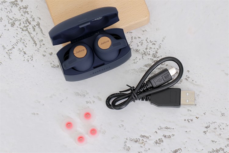 Tai nghe Bluetooth True Wireless Jabra Elite Active 65T Màu Xanh dương đậm