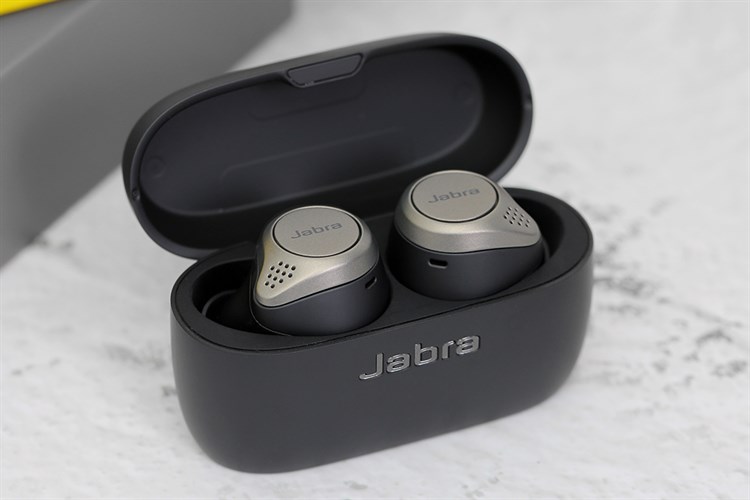 Tai nghe Bluetooth True Wireless Jabra Elite 75T Đen Titanium Màu Đen