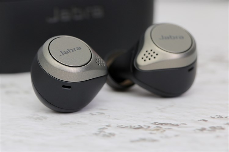 Tai nghe Bluetooth True Wireless Jabra Elite 75T Đen Titanium Màu Đen