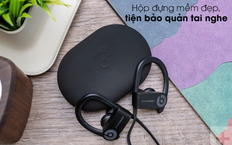 Tai nghe Bluetooth Beats Powerbeats 3 ML8V2/ ML8W2/ MRQ92 - Túi đựng tai nghe mềm mại