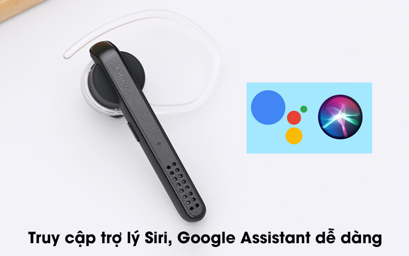 Tai nghe Bluetooth Jabra Talk 45 Đen - Truy cập Siri, Google Assistant nhẹ nhàng