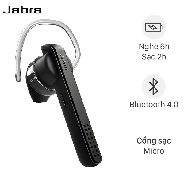 Tai nghe Bluetooth Jabra Talk 45 Đen