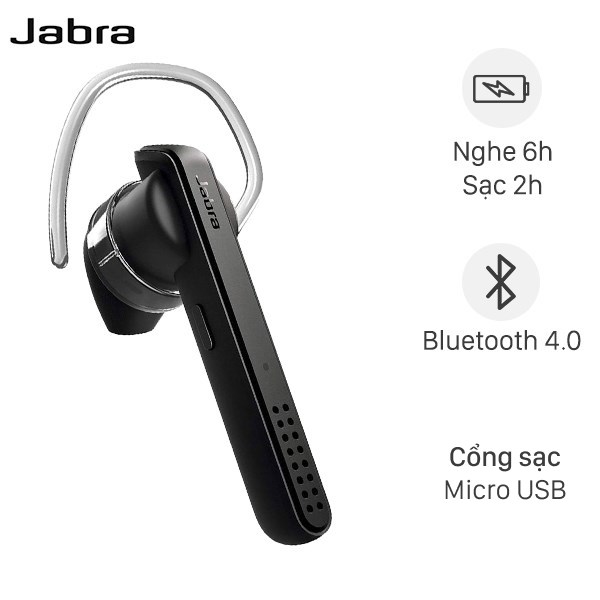 Tai nghe Bluetooth Jabra Talk 45 Đen
