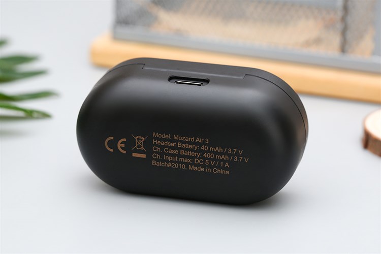 Tai nghe Bluetooth True Wireless Mozard Air 3 Màu Đen