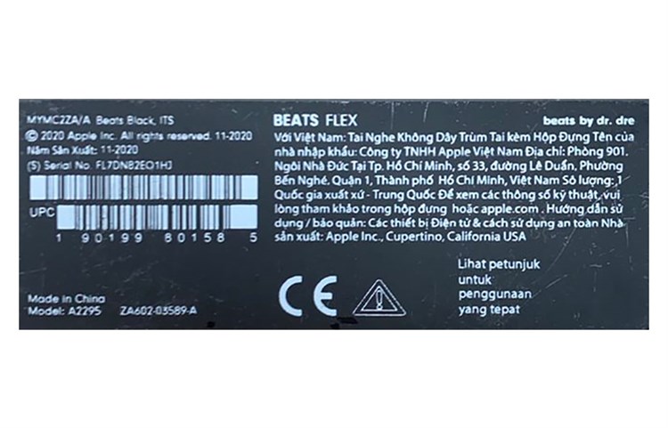 Tai nghe Bluetooth Beats Flex MYMC2/ MYMD2 Màu Vàng