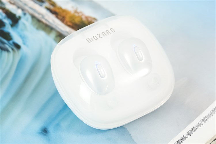 Tai nghe Bluetooth True Wireless Mozard Q8 Màu Trắng