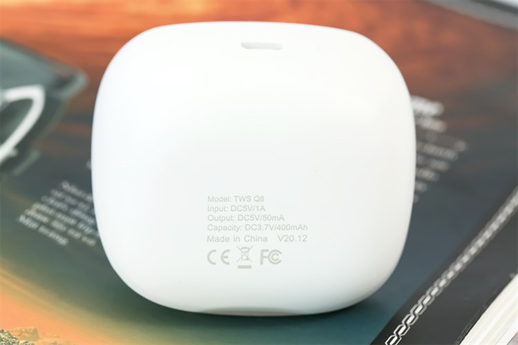 Tai nghe Bluetooth True Wireless Mozard Q8 Màu Trắng