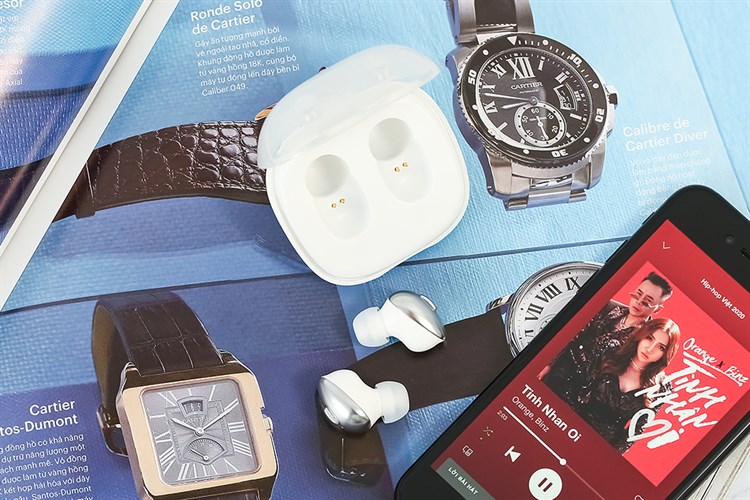 Tai nghe Bluetooth True Wireless Mozard Q8 Màu Trắng