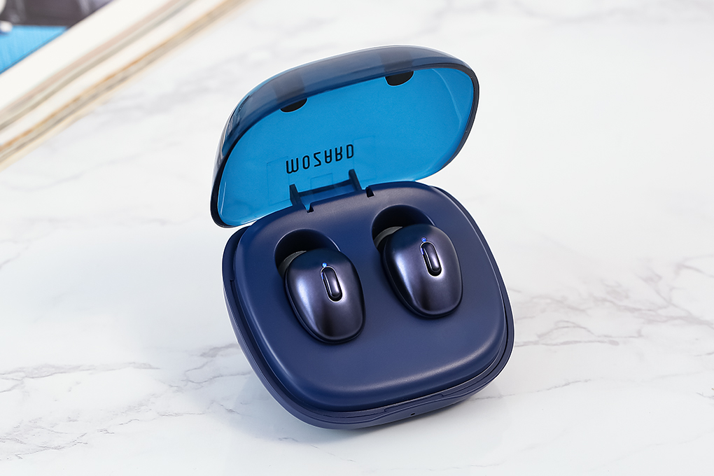 Tai nghe Bluetooth True Wireless Mozard Q8 Màu Xanh Navy