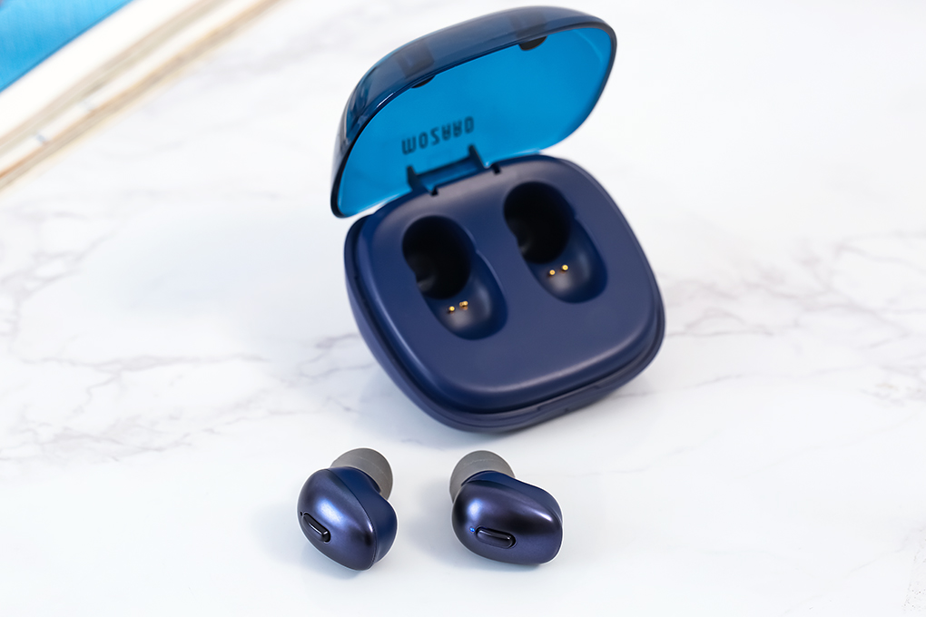 Tai nghe Bluetooth True Wireless Mozard Q8 Màu Xanh Navy