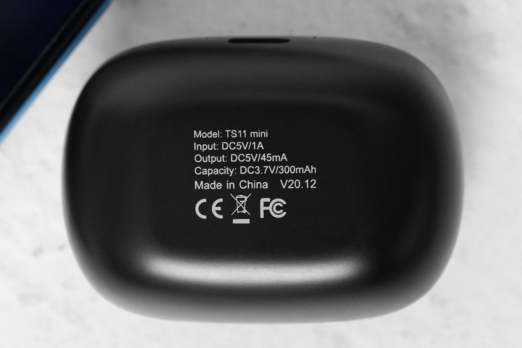 Tai nghe Bluetooth True Wireless Mozard TS11 mini Màu Đen