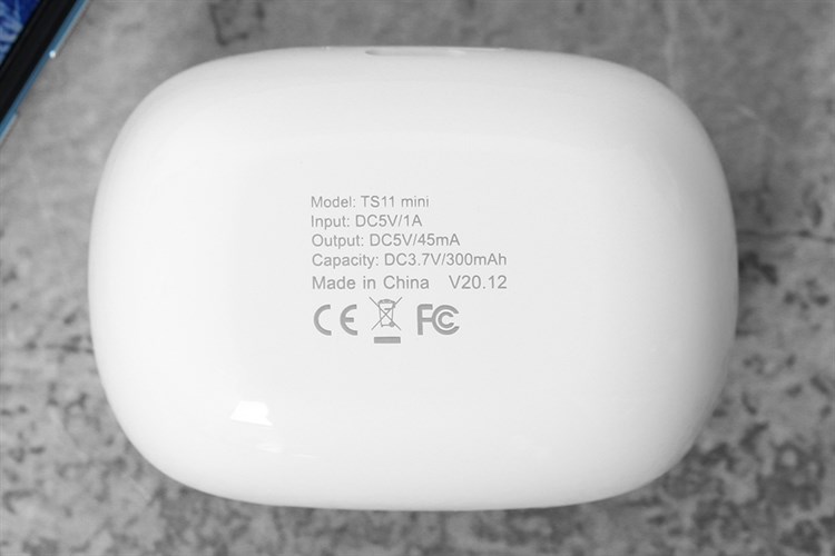 Tai nghe Bluetooth True Wireless Mozard TS11 mini Màu Trắng