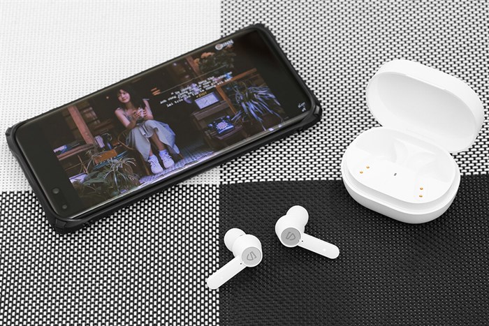 Tai nghe Bluetooth True Wireless Soundpeats Q Trắng Màu Trắng