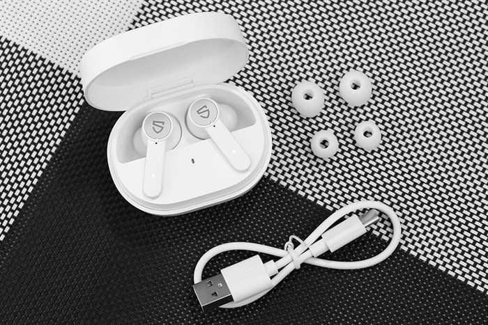 Tai nghe Bluetooth True Wireless Soundpeats Q Trắng Màu Trắng