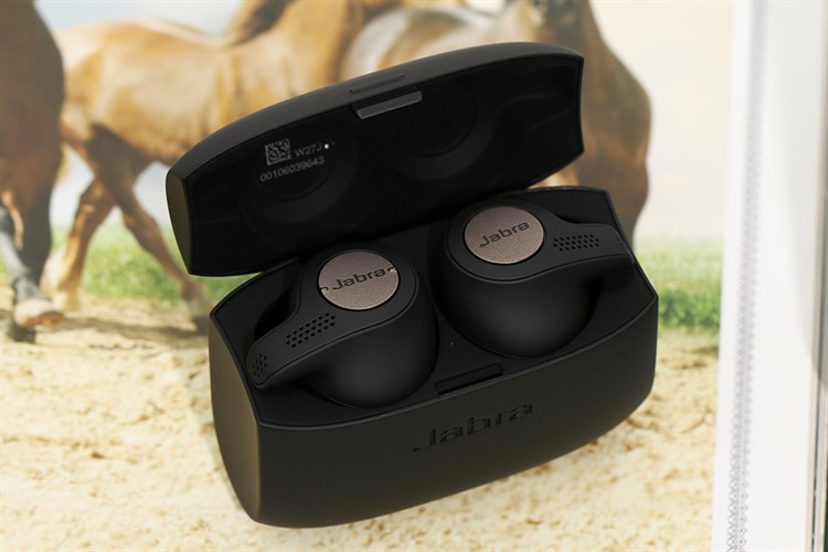 Tai nghe Bluetooth True Wireless Jabra Elite Active 65T Đen Titanum Màu Đen