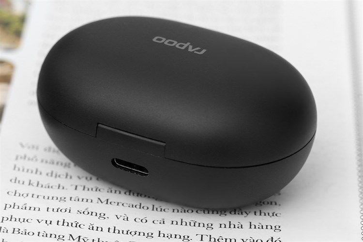 Tai nghe Bluetooth True Wireless Rapoo I100 Màu Đen