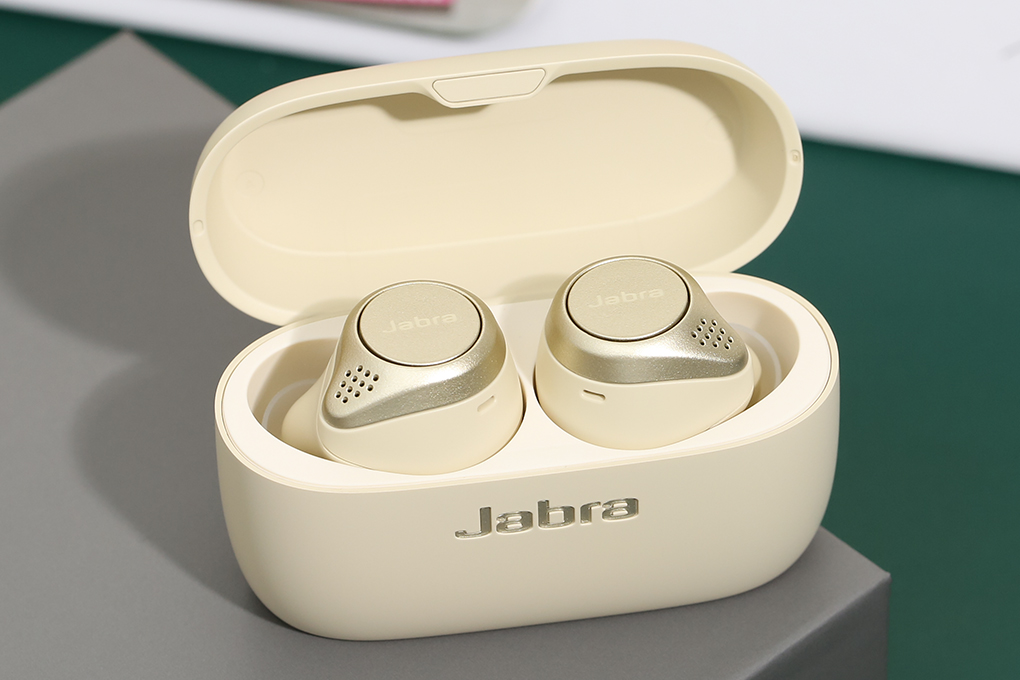 Tai nghe Bluetooth True Wireless Jabra Elite 75T Gold giá rẻ