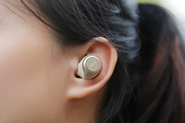 Tai nghe Bluetooth True Wireless Jabra Elite 75T Gold Màu Vàng đồng