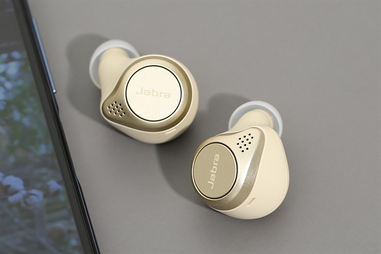 Tai nghe Bluetooth True Wireless Jabra Elite 75T Gold Màu Vàng đồng