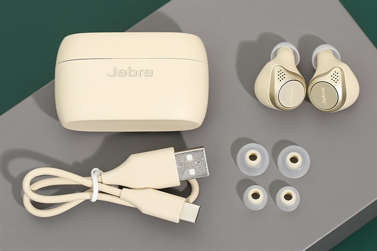 Tai nghe Bluetooth True Wireless Jabra Elite 75T Gold Màu Vàng đồng