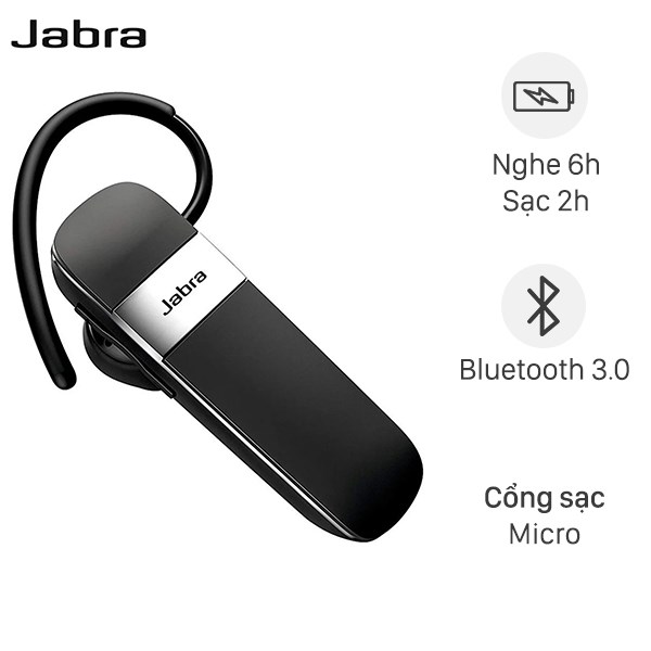Tai nghe Bluetooth Jabra Talk 15 Đen