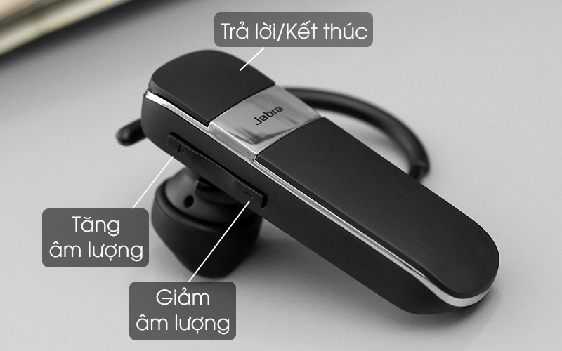 Tai nghe Bluetooth Jabra Talk 15 Đen - Đơn giản hóa việc điều khiển cùng các công tắc dạng cổ điển