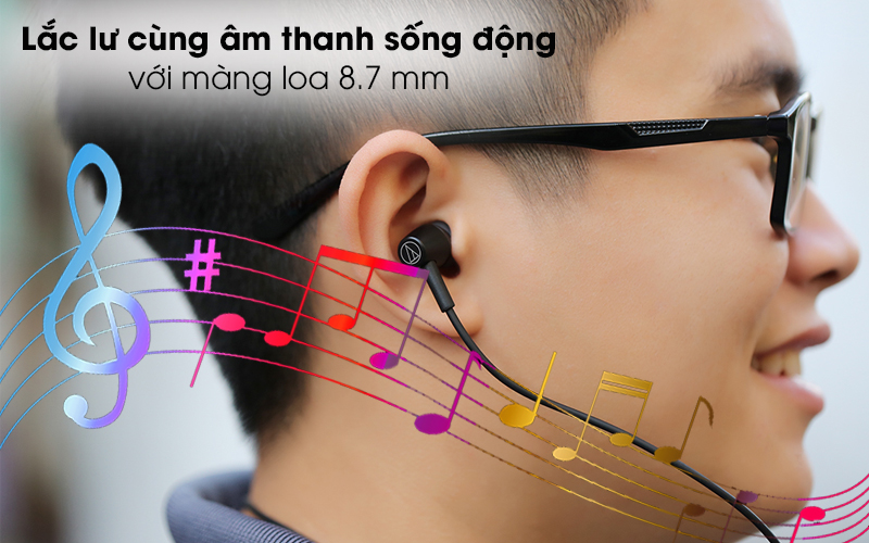 Tai nghe Bluetooth Audio Technica ATH-CLR100BT Đen - Lắc lư với âm thanh Technica sống động, quyến rũ