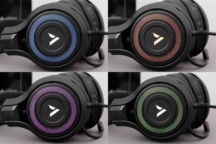 Tai nghe Chụp Tai Gaming Rapoo VH520C 7.1 Màu Đen