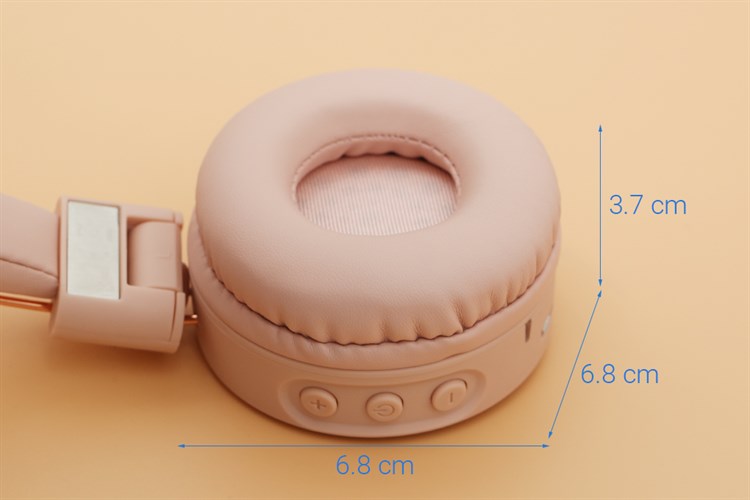 Tai nghe Bluetooth Chụp Tai Mozard K8 Màu Hồng