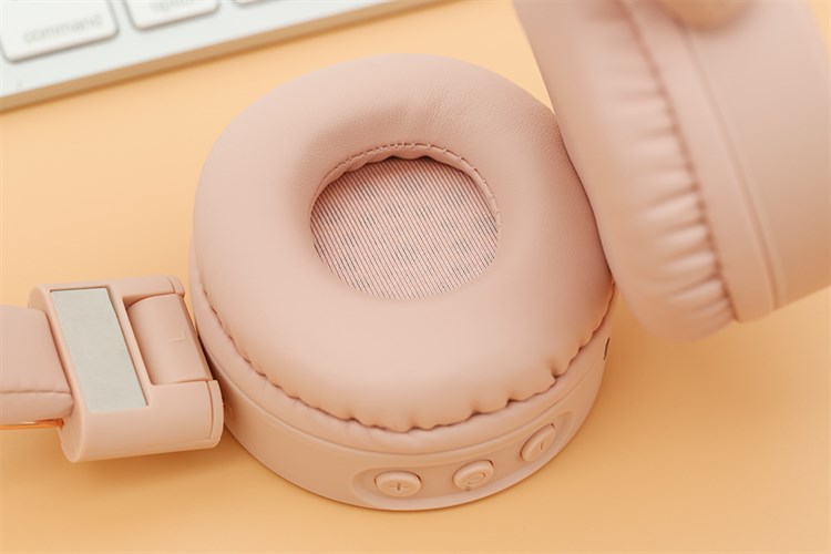 Tai nghe Bluetooth Chụp Tai Mozard K8 Màu Hồng