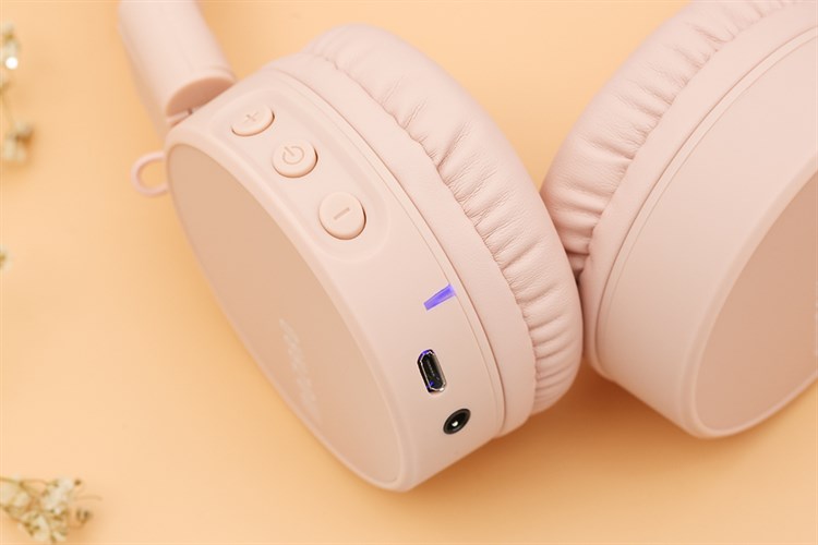 Tai nghe Bluetooth Chụp Tai Mozard K8 Màu Hồng