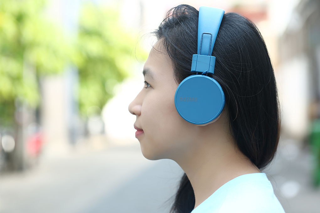 Tai nghe Bluetooth Chụp Tai Mozard K8 Màu Xanh Dương