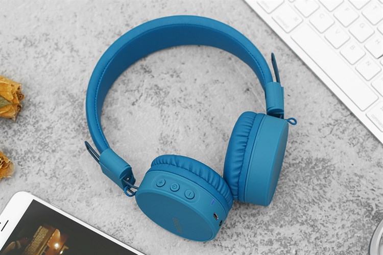 Tai nghe Bluetooth Chụp Tai Mozard K8 Màu Xanh Dương