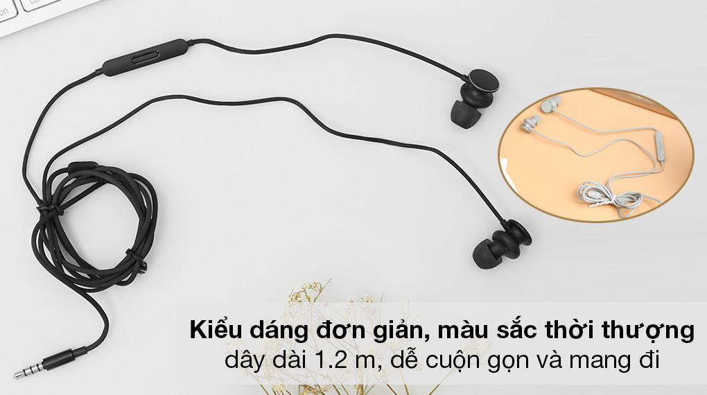 Tai nghe Có Dây EP OPPO MH151 - Tai nghe có dây thiết kế sành điệu, dây dài 1.2 m