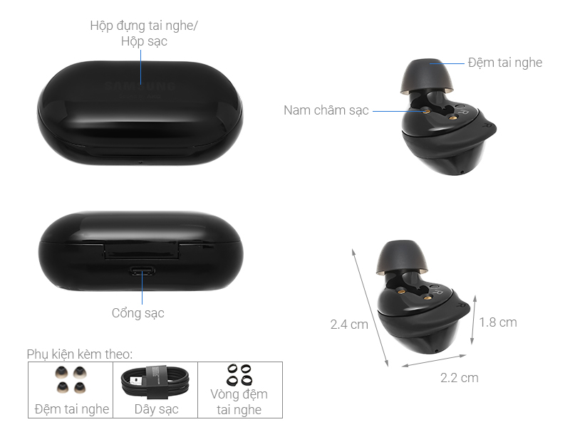 Tai nghe Bluetooth True Wireless Samsung Galaxy Buds+ R175