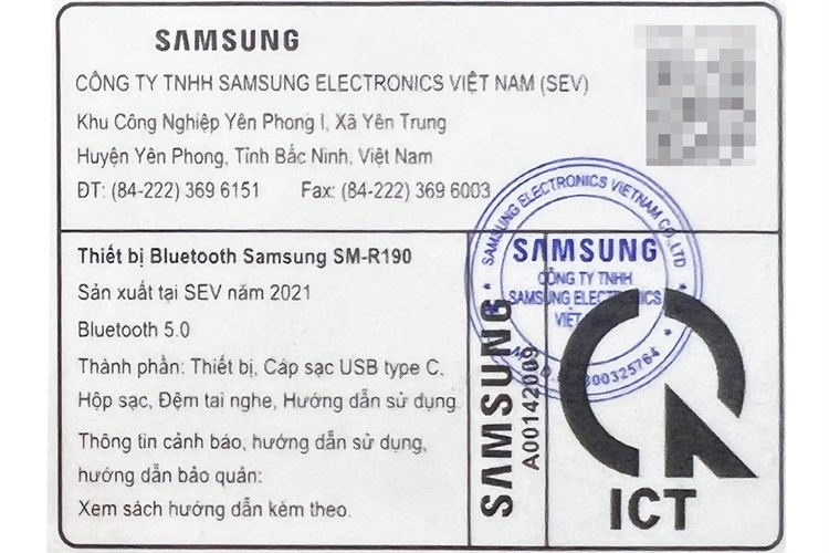 Tai nghe Bluetooth True Wireless Galaxy Buds Pro Bạc Màu Bạc