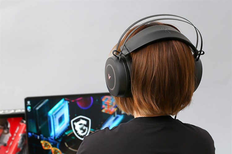 Tai nghe Chụp Tai Gaming Rapoo VH160 Màu Đen