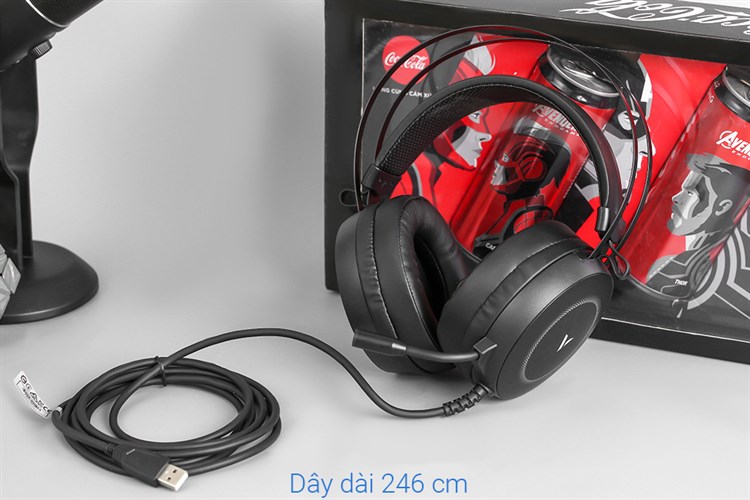 Tai nghe Chụp Tai Gaming Rapoo VH160 Màu Đen