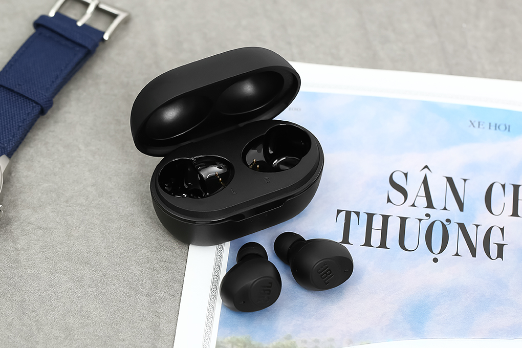 Tai nghe Bluetooth True Wireless JBL T115TWS Màu Đen