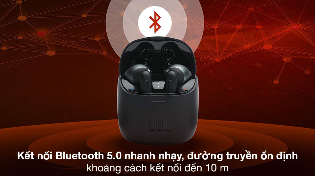 Bluetooth 5.0 - Tai nghe Bluetooth True Wireless JBL T225TWS