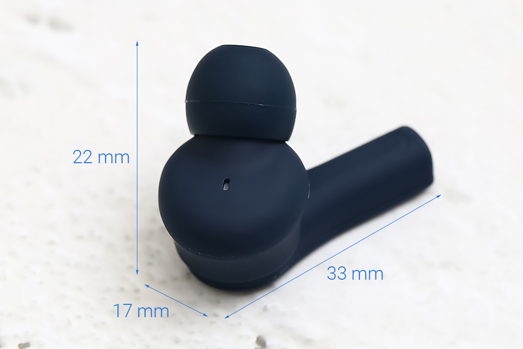 Tai nghe Bluetooth True Wireless Mozard Air 6 Màu Xanh Navy