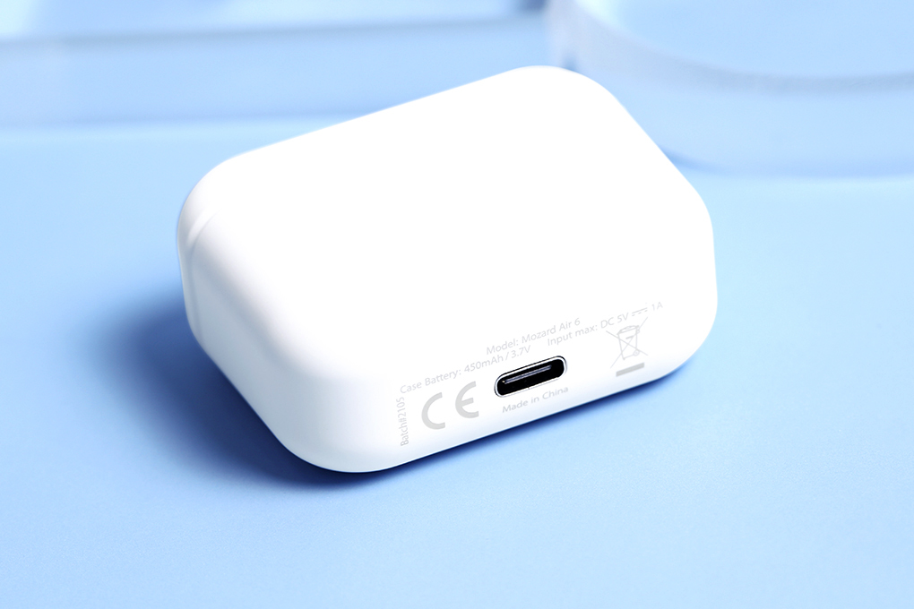Tai nghe Bluetooth True Wireless Mozard Air 6 Màu Trắng