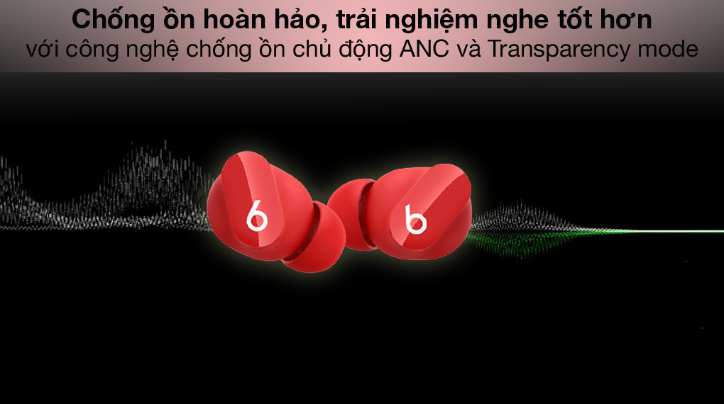 Chống ồn - Beats Studio Buds MJ503 Đỏ