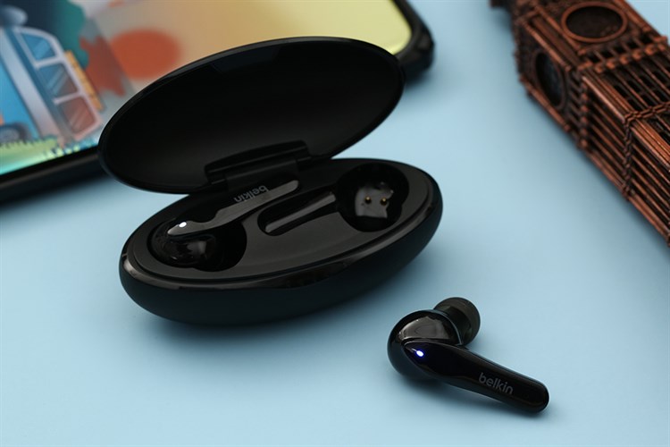 Tai nghe Bluetooth True Wireless Belkin Soundform Move PAC001 Màu Đen
