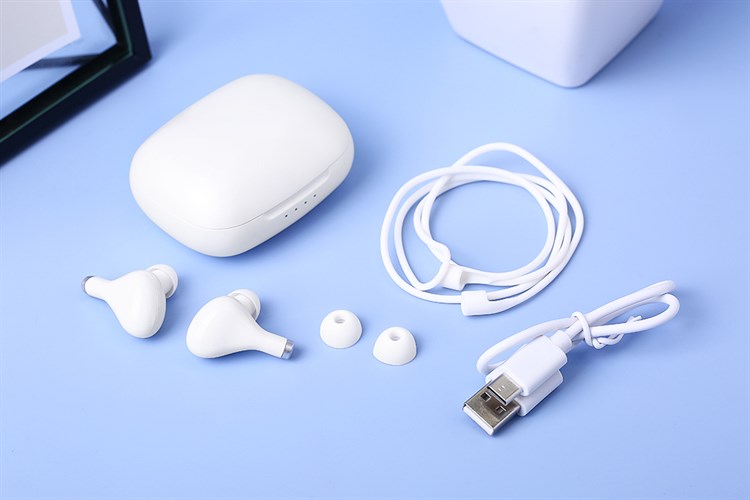 Tai nghe Bluetooth True Wireless Rapoo I300 Màu Trắng