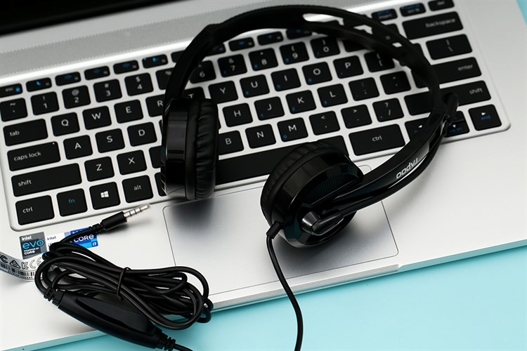 Tai nghe Chụp Tai Rapoo H100 Màu Đen