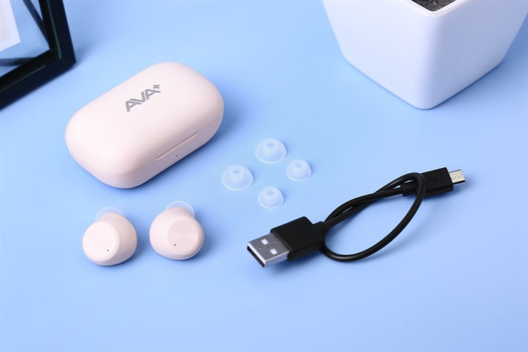 Tai nghe Bluetooth True Wireless AVA+ DS201A-WB Màu Màu be
