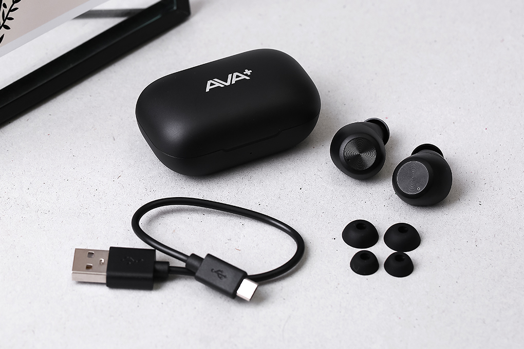 Tai nghe Bluetooth True Wireless AVA+ DS201A-WB Màu Đen - Xám